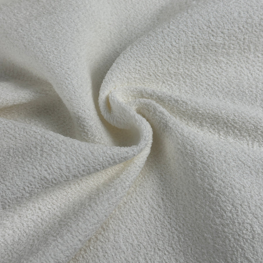Unbrushed loop back of the heavyweight 3-end French terry, PFD