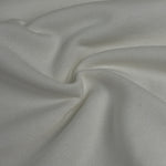 Smooth jersey face of heavyweight cotton fleece, PFD