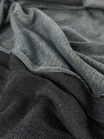 Laundered indigo Tencel French terry, draped