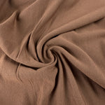 Brown modal French terry