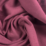 Burgundy modal French terry