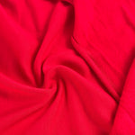 Red modal French terry, 267 GSM