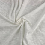 Close-up of the Supima slub jersey knit structure
