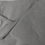 Heather gray lightweight French terry fabric, smooth face and loopback