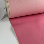 Pink selvedge denim, face and back
