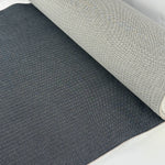 Herringbone weave close-up, indigo face and ecru back